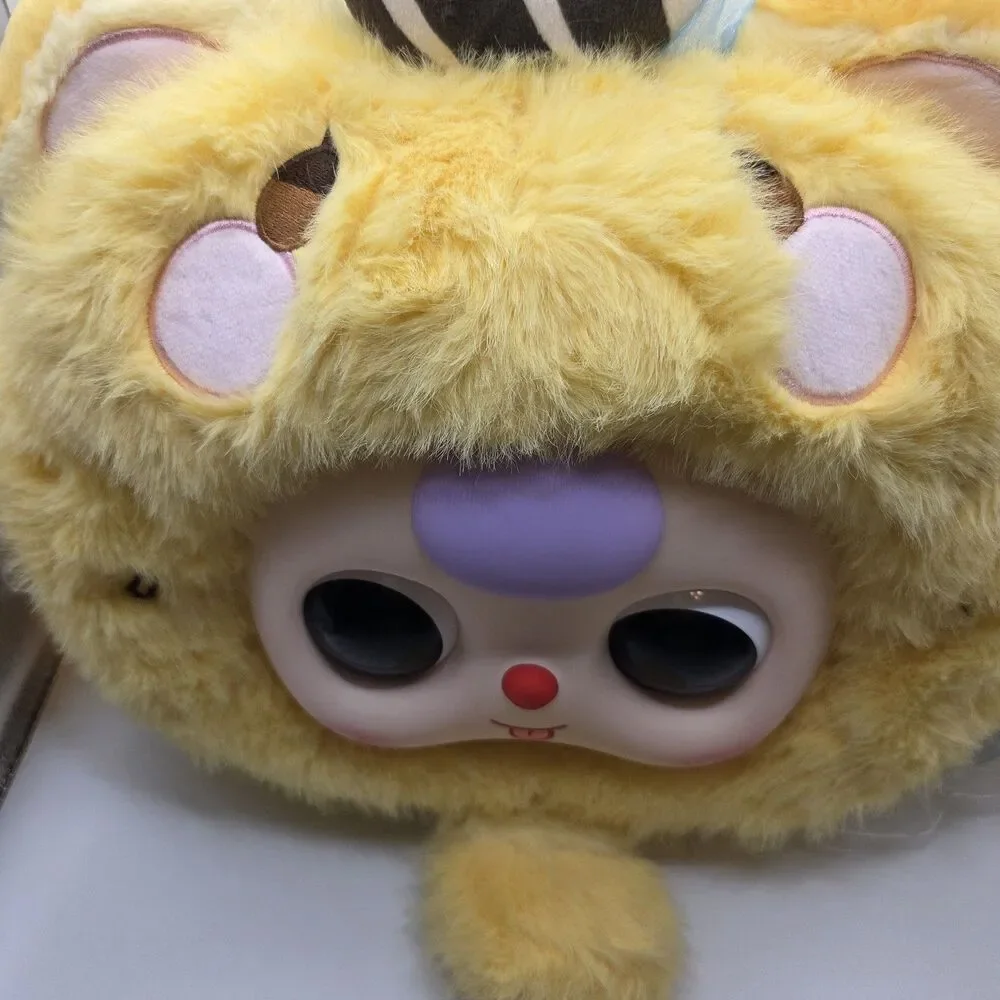 Baby Three BB3 800% Fairy Tale Big Head Backpack Yellow Mouse Gua Gua Plush